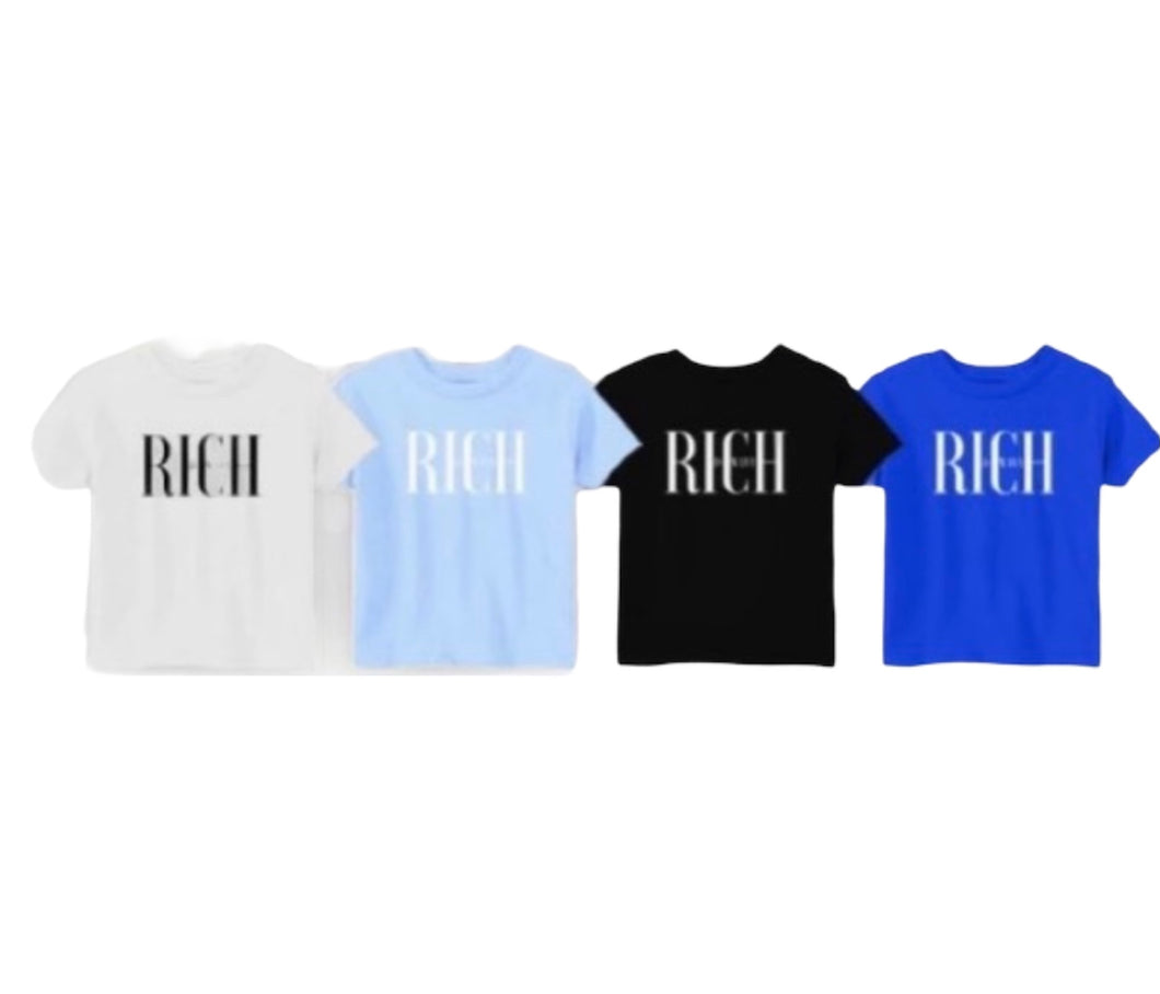 RICH AND WAVY TODDLER TEE